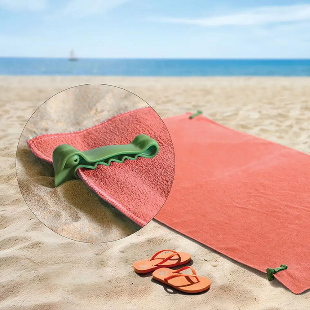 Holder for strandhåndkle, 4-pack i gruppen Fritid / Sommeraktiviteter / Strandliv hos SmartaSaker.se (14858)