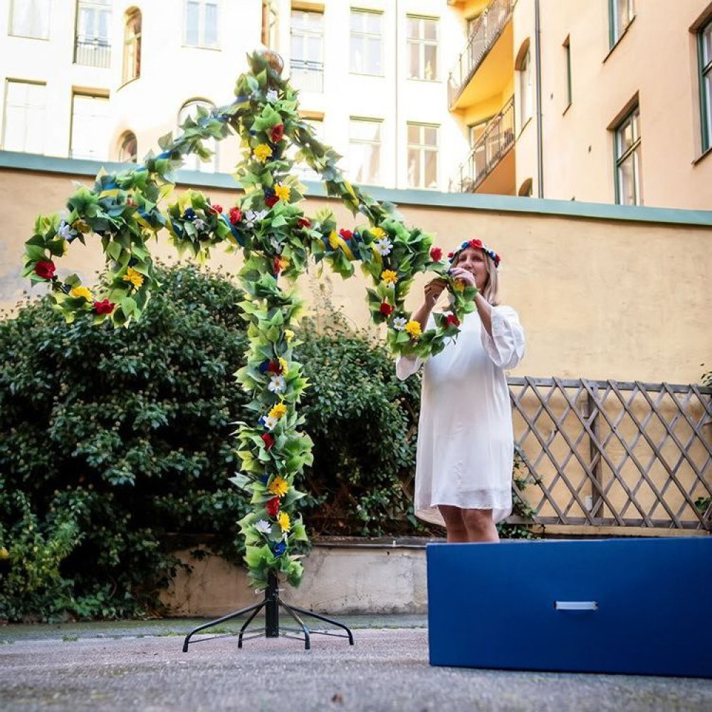 Midtsommerstang, 217 cm i gruppen Høytider / Sankthans hos SmartaSaker.se (14866)