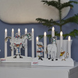 Batteridrevet Pippi-adventslysestake