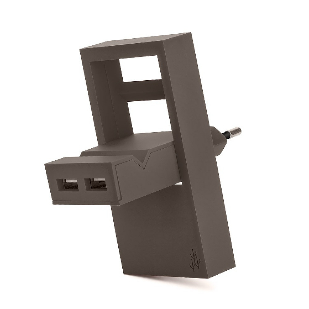 Veggadapter USB-A med stativ i gruppen Hjemmet / Elektronikk / Mobiltilbehør hos SmartaSaker.se (14894)