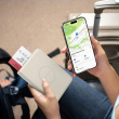 Passetui med sporing og RFID-beskyttelse