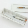 Eske av resirkulert papir, MIDORI PULP PEN STORAGE, hvit
