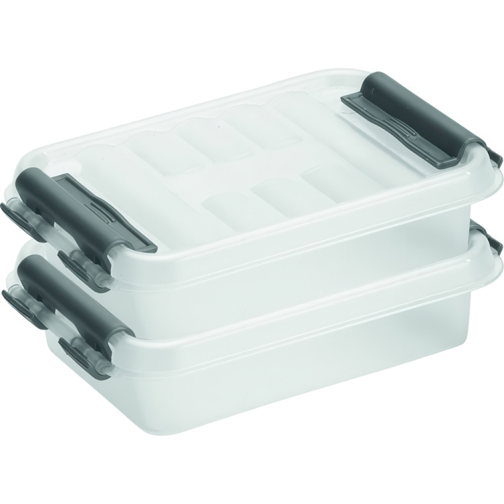 Oppbevaringsboks 0,2L, Q-Line i gruppen Oppbevaring / Oppbevaringsbokser hos SmartaSaker.se (40037)