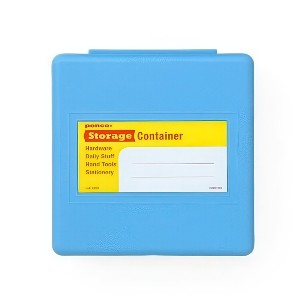 Boks, firkantet, PENCO STORAGE CONTAINER, 11 x 11 x H 4 cm, Lyseblå i gruppen Oppbevaring hos SmartaSaker.se (40043)
