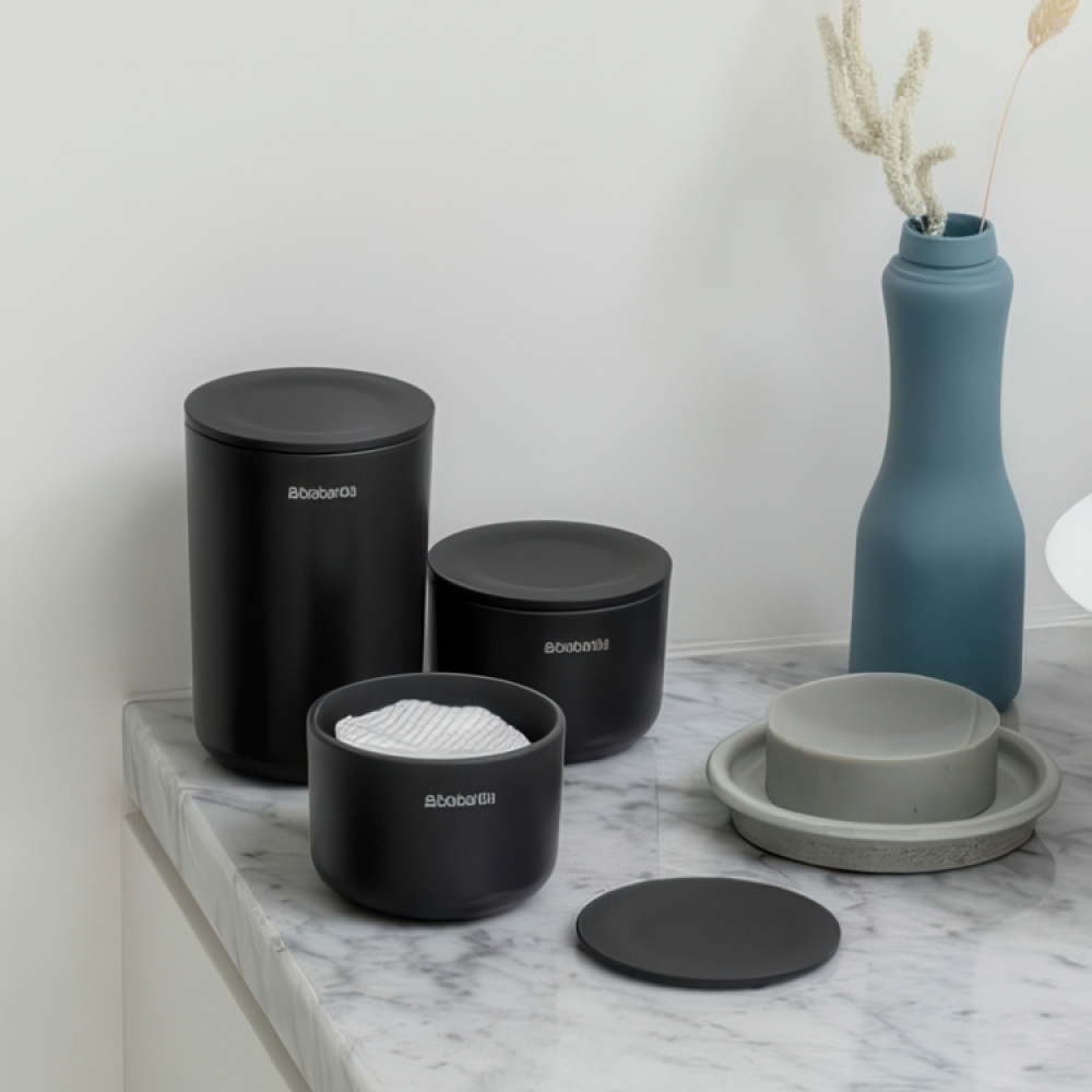 Oppbevaringsboks med lokk 3-pack, Brabantia i gruppen Oppbevaring / Baderomsoppbevaring hos SmartaSaker.se (40051)