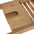 Uttrekkbart badekarbrett i bambus, 70-105 cm