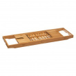 Uttrekkbart badekarbrett i bambus, 70-105 cm