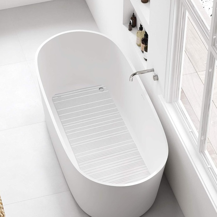 Badekarmatte i naturgummi, 86 cm i gruppen Oppbevaring / Baderomsoppbevaring hos SmartaSaker.se (40077)