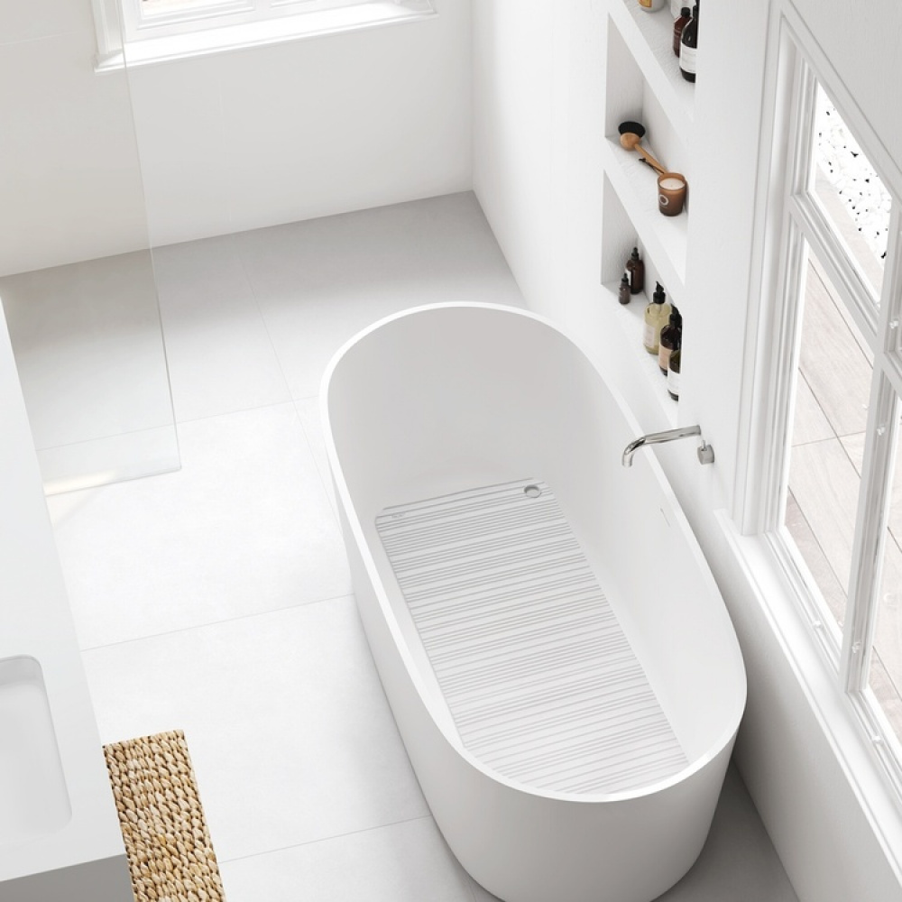 Badekarmatte i naturgummi, 86 cm i gruppen Oppbevaring / Baderomsoppbevaring hos SmartaSaker.se (40077)