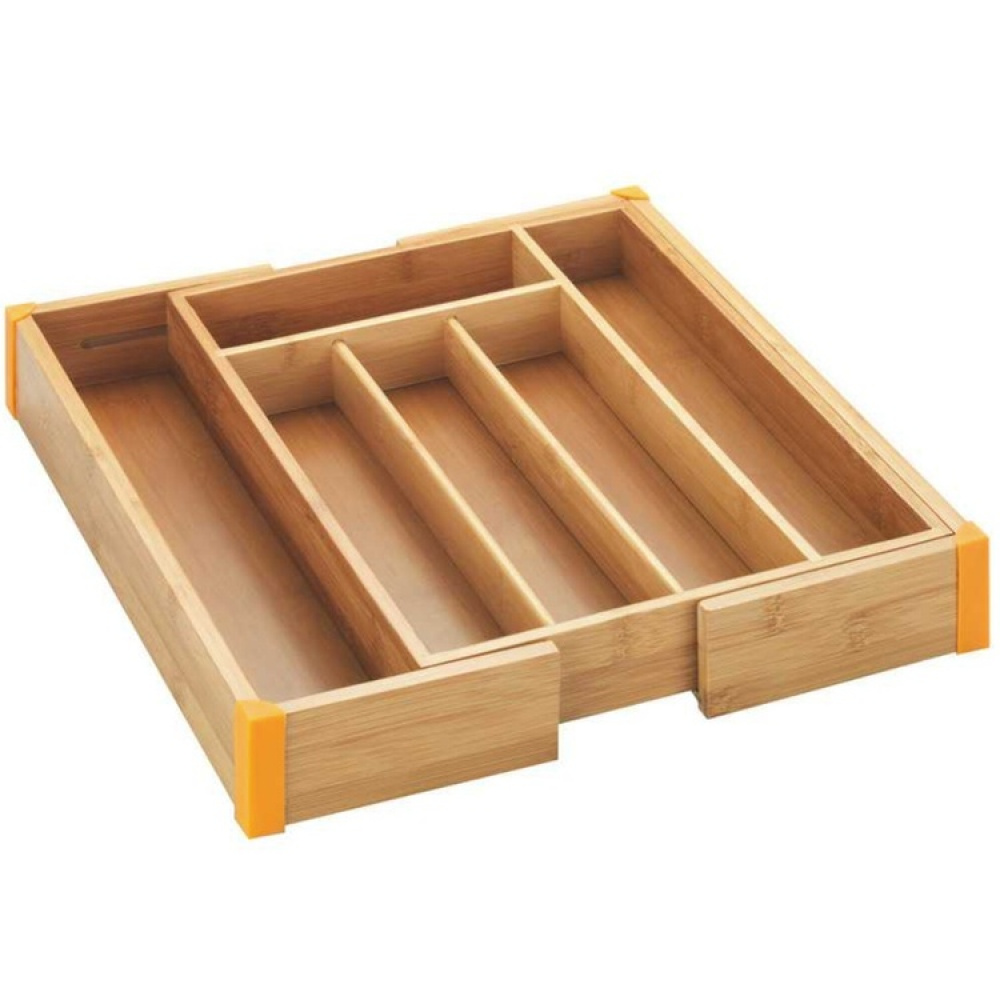 Uttrekkbar bestikkskuff i bambus 25,7-38,5 cm i gruppen Oppbevaring hos SmartaSaker.se (40105)