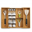 Uttrekkbar bestikkskuff i bambus 23-56 cm, Joseph Joseph