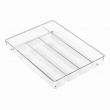 Transparent bestikkskuff med 5 rom