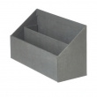 Brevholder, Canvas Laminat, GEORGE, 25,5 x 10 x H14,5 cm, Grå