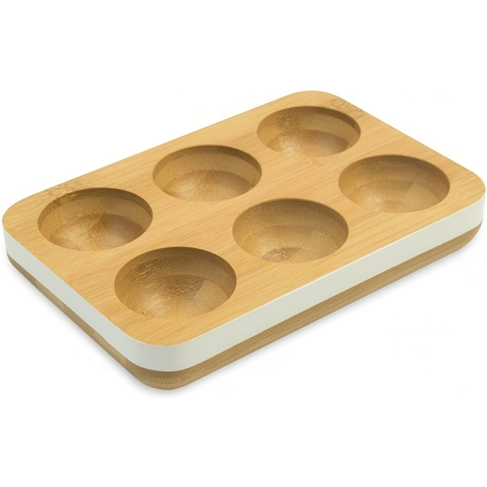 Eggholder i bambus til 6 egg, Pebbly i gruppen Oppbevaring hos SmartaSaker.se (40238)