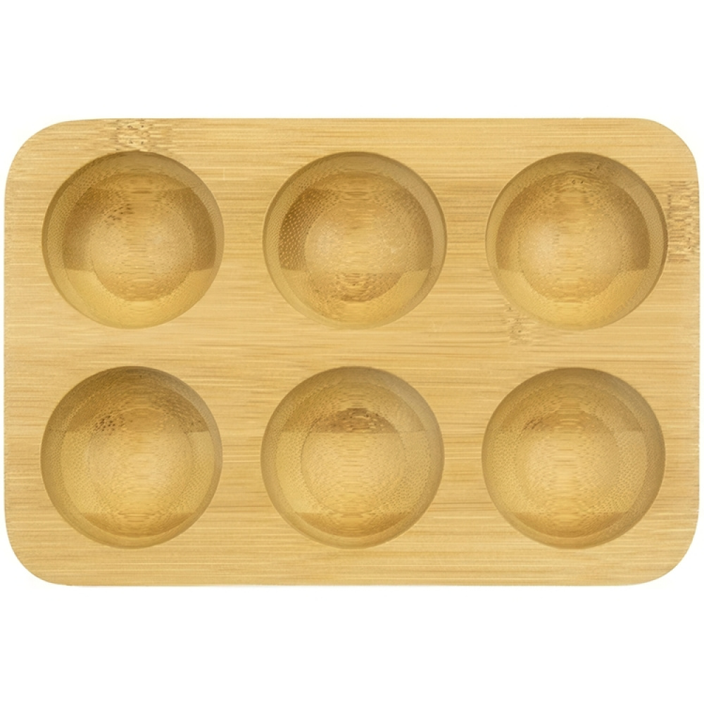 Eggholder i bambus til 6 egg, Pebbly i gruppen Oppbevaring hos SmartaSaker.se (40238)