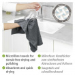 Mikrofiberhåndkle for glass 2-pakning