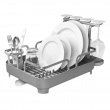 Oppvaskstativ med vinglassholder, HOLSTER DISH RACK, 42 x 34,5 x H15 cm, Umbra