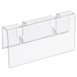 Transparent etikettklemme 3-pakk