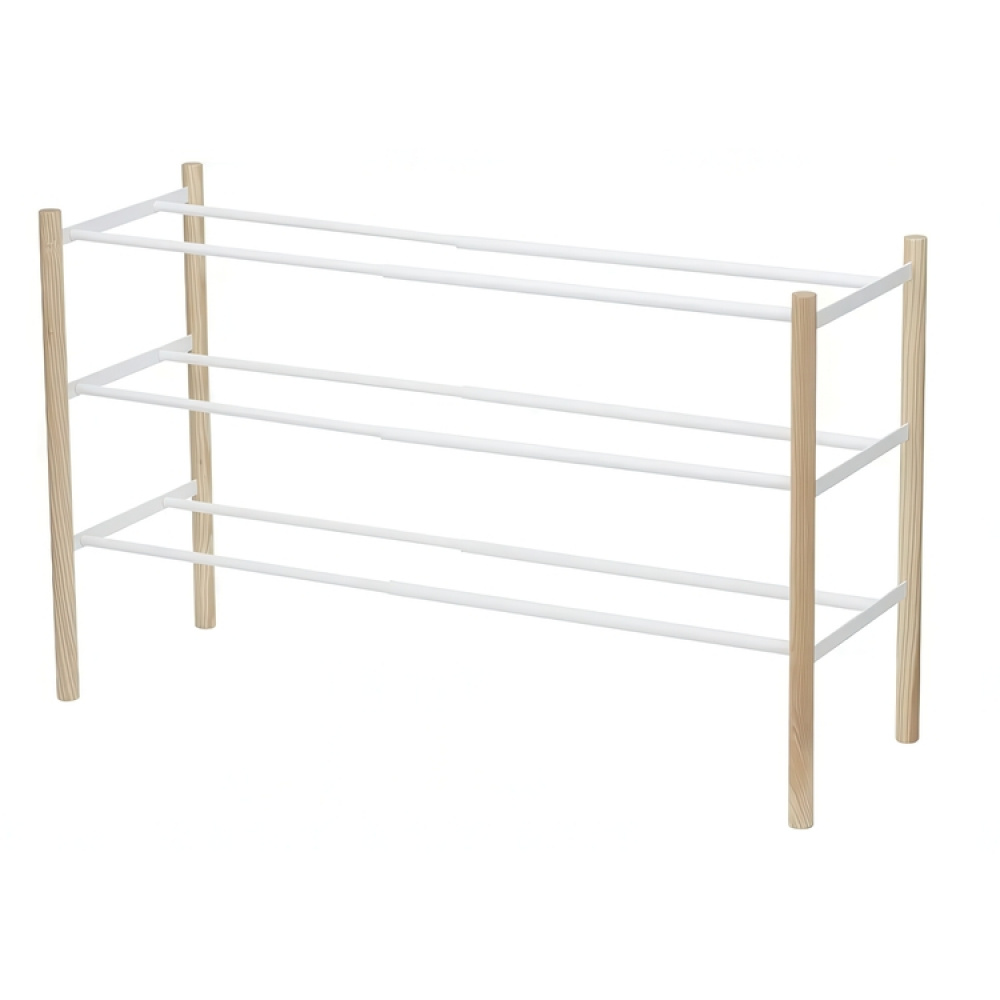 Uttrekkbar skohylle i tre og metall, 41-70 cm, Yamazaki i gruppen Oppbevaring / Entréoppbevaring / Skohyller hos SmartaSaker.se (40567)