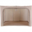 Myk oppbevaringsboks med vindu 77L, Beige