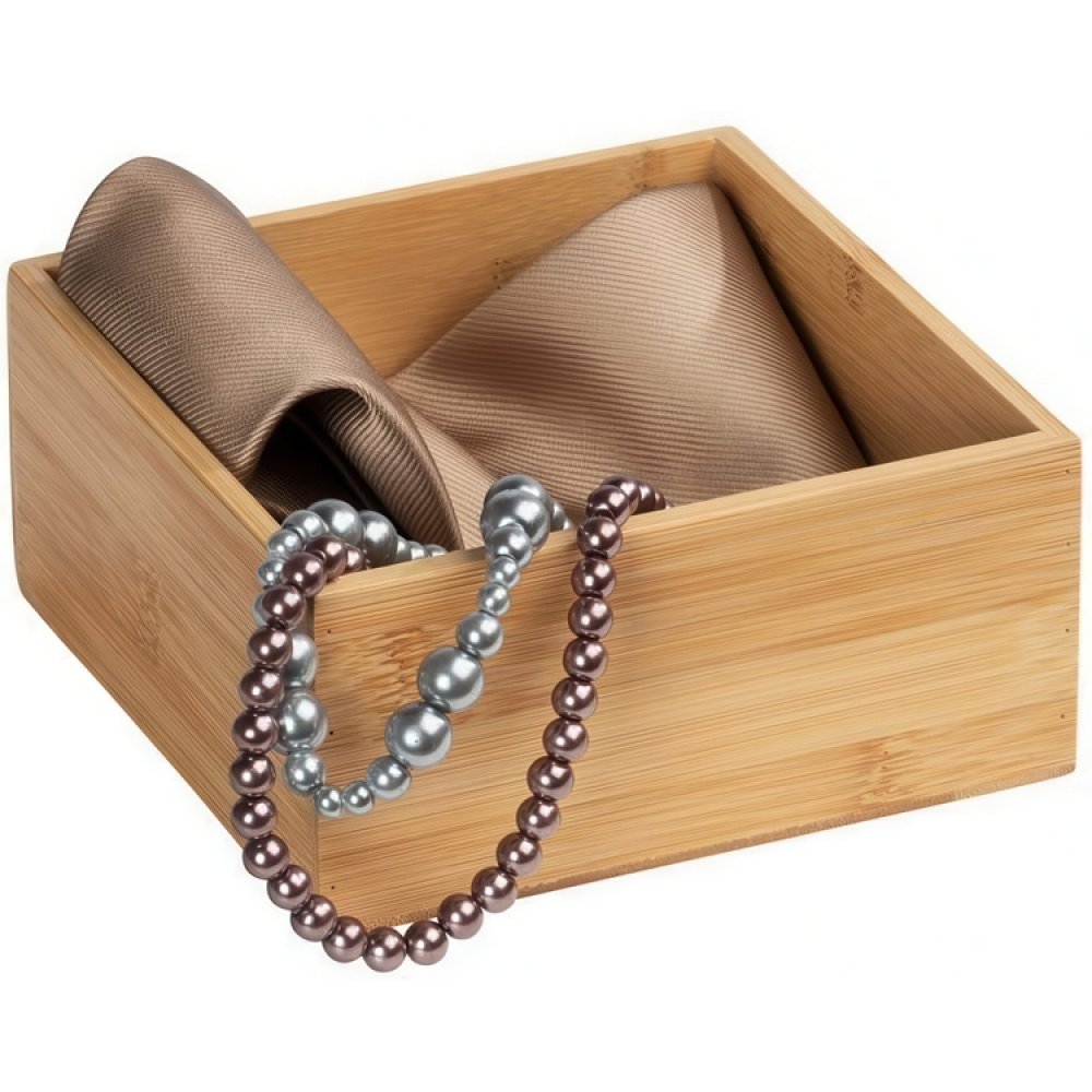 Skuffeinnsats i bambus, 15x15 cm, Wenko i gruppen Oppbevaring / Oppbevaringsbokser hos SmartaSaker.se (40676)