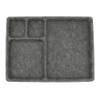 Oppbevaringsbrett i filt, 28,6x20x2 cm