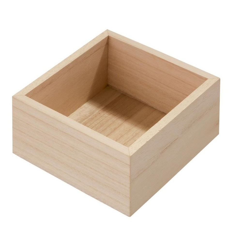Skuffeinnlegg i tre, 12,7x12,7 cm, iDesign i gruppen Oppbevaring / Kjøkkenskap hos SmartaSaker.se (40684)