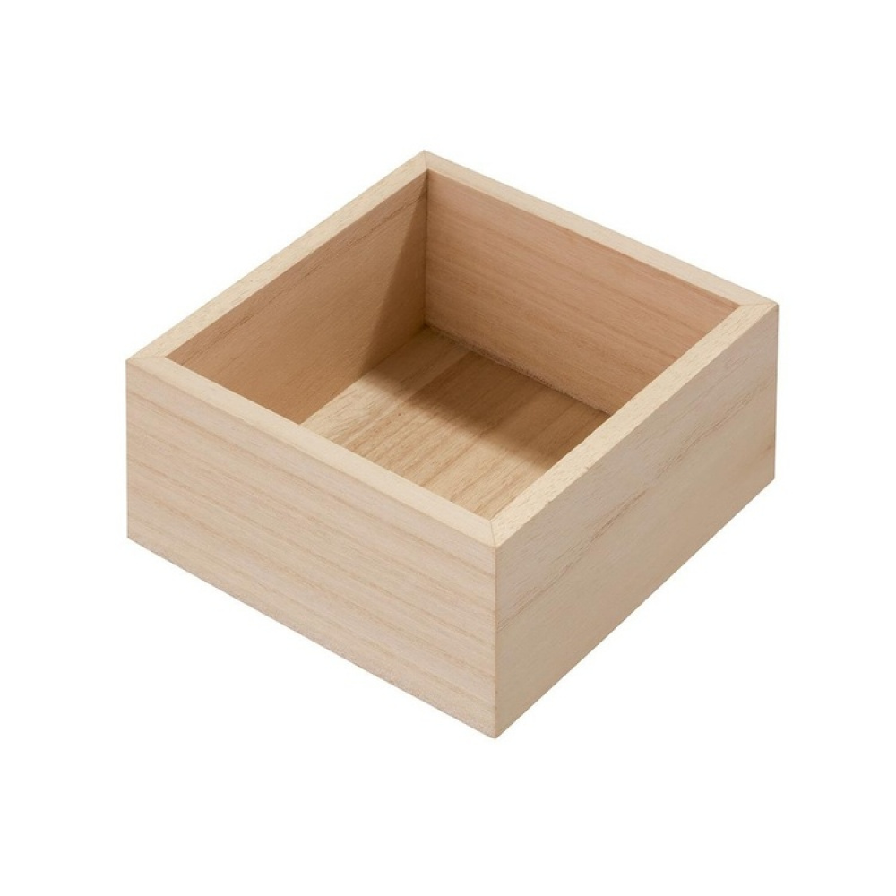 Skuffeinnlegg i tre, 12,7x12,7 cm, iDesign i gruppen Oppbevaring / Kjøkkenskap hos SmartaSaker.se (40684)