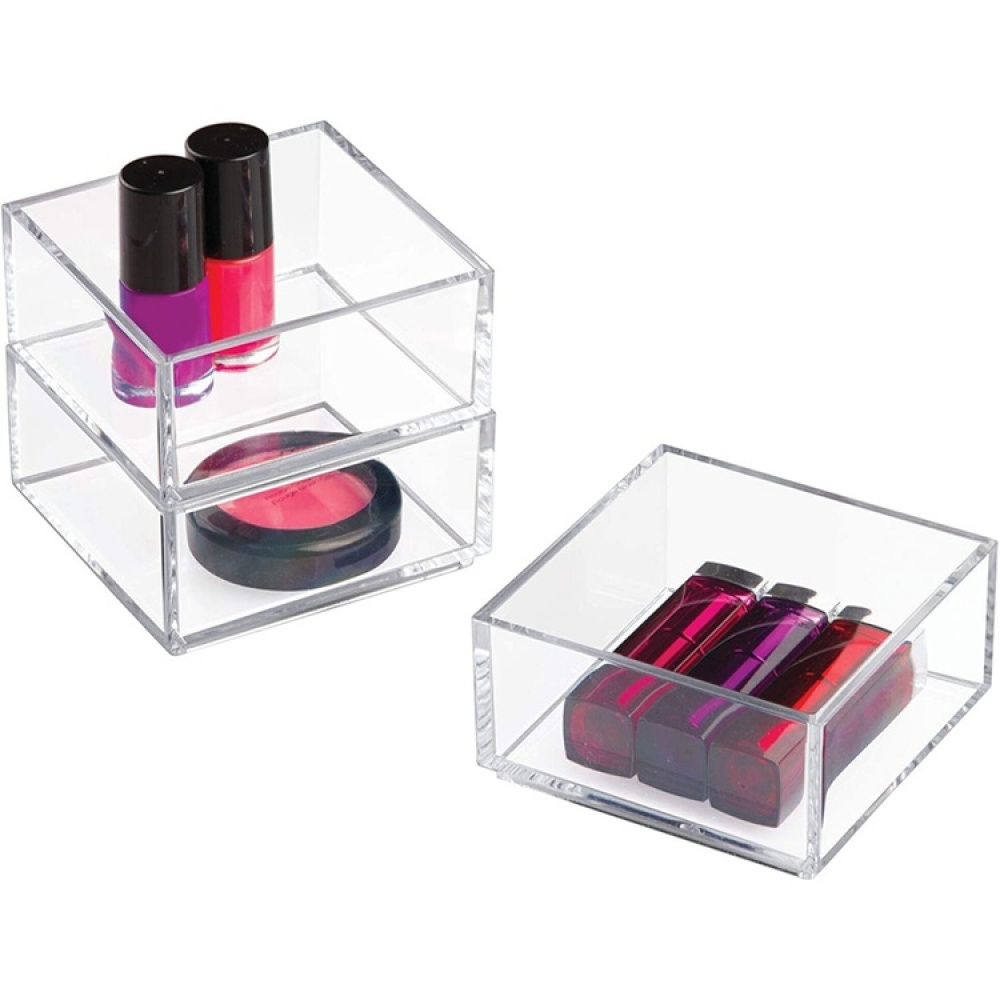 Kvadratisk skuffinnsats, 10,2x10,2 cm, Clarity i gruppen Oppbevaring hos SmartaSaker.se (40699)