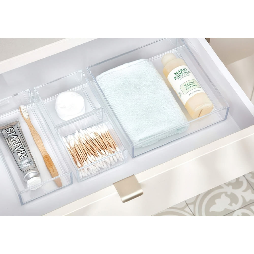 Kvadratisk skuffinnsats, 10,2x10,2 cm, Clarity i gruppen Oppbevaring hos SmartaSaker.se (40699)