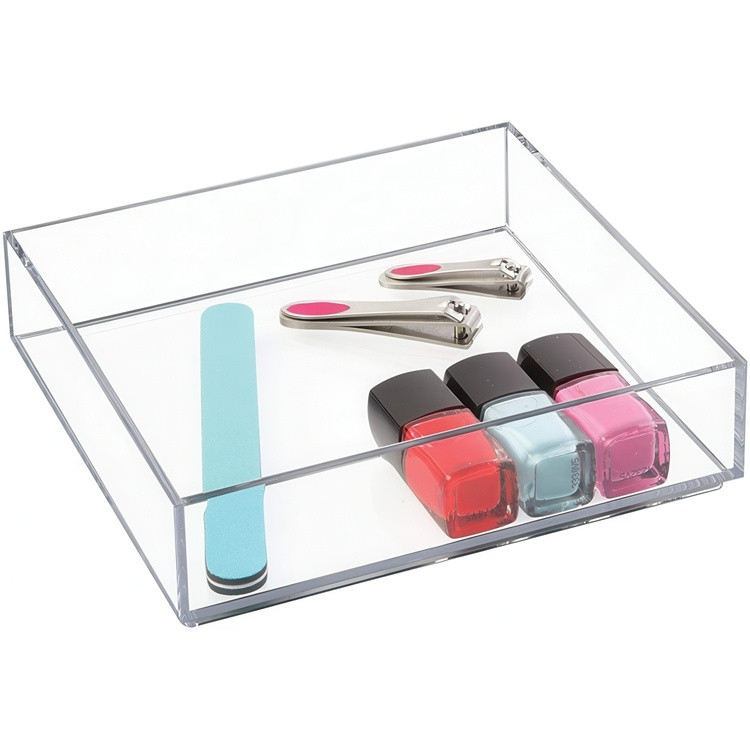 Kvadratisk skuffinnsats, 20,3x20,3 cm, Clarity i gruppen Oppbevaring / Oppbevaringsbokser hos SmartaSaker.se (40700)