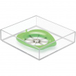 Kvadratisk skuffinnsats, 20,3x20,3 cm, Clarity