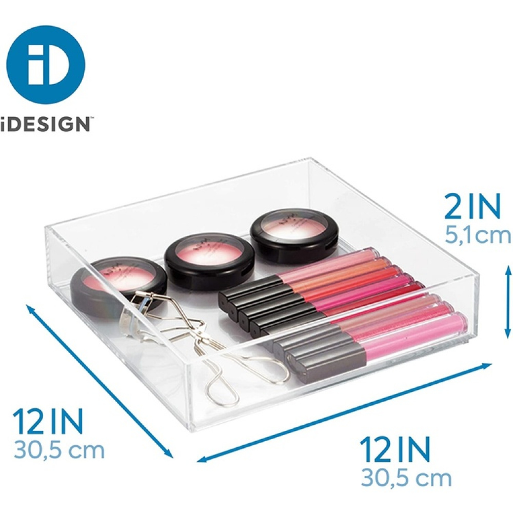 Kvadratisk skuffinnsats, 20,3x20,3 cm, Clarity i gruppen Oppbevaring / Oppbevaringsbokser hos SmartaSaker.se (40700)