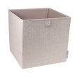 Oppbevaringskube i tekstil, Bigso, Beige