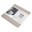 Oppbevaringskube i tekstil, Bigso, Beige