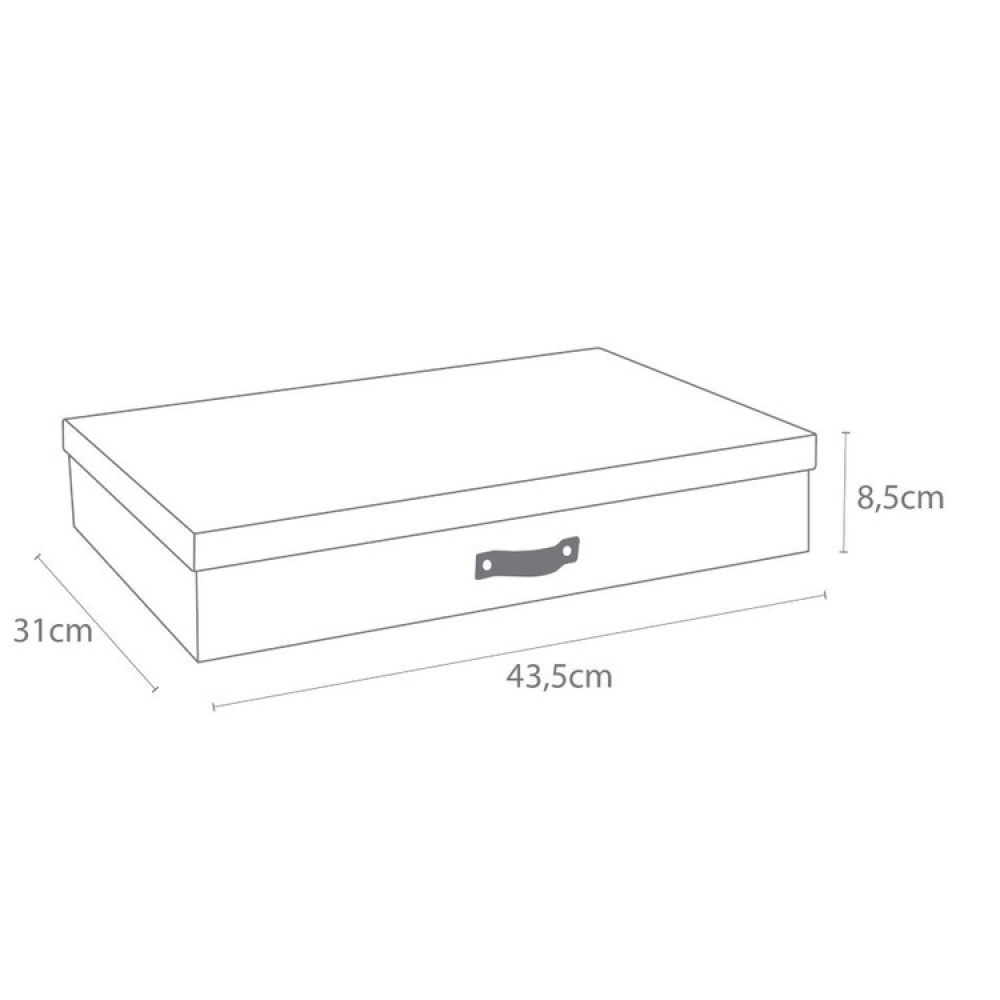 Oppbevaringsboks A3, Sverker canvas, Bigso i gruppen Oppbevaring / Oppbevaringsbokser / Bigso oppbevaringsbokser hos SmartaSaker.se (40780)