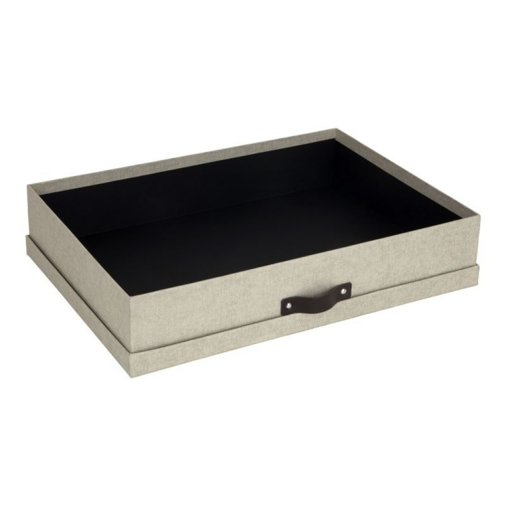 Oppbevaringsboks A3, Sverker canvas, Bigso, Beige i gruppen Oppbevaring / Oppbevaringsbokser hos SmartaSaker.se (40781)