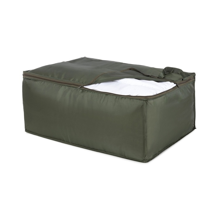 Oppbevaringsboks av resirkulert plast, Myk, ECOLOGICAL GREEN, 70 x 50 x H 30 cm, Grønn i gruppen Oppbevaring / Oppbevaringsbokser hos SmartaSaker.se (40789)