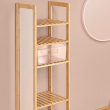 Oppbevaringsboks i klar plast, SELENA LARGE STORAGE BASKET, 31 x 31 x H 15 cm, Klar