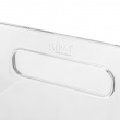 Oppbevaringsboks i klar plast, SELENA LARGE STORAGE BASKET, 31 x 31 x H 15 cm, Klar