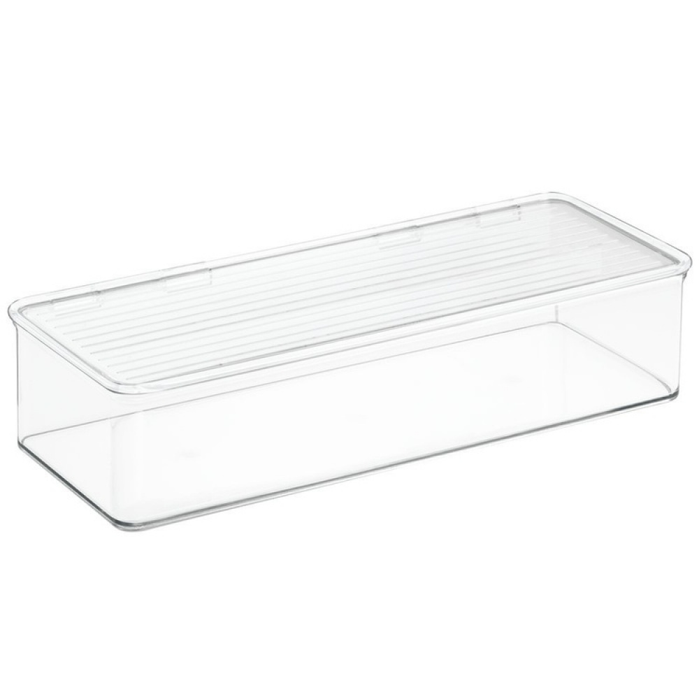 Oppbevaringsboks med lokk, 34x15x7,7 cm i gruppen Oppbevaring hos SmartaSaker.se (40826)