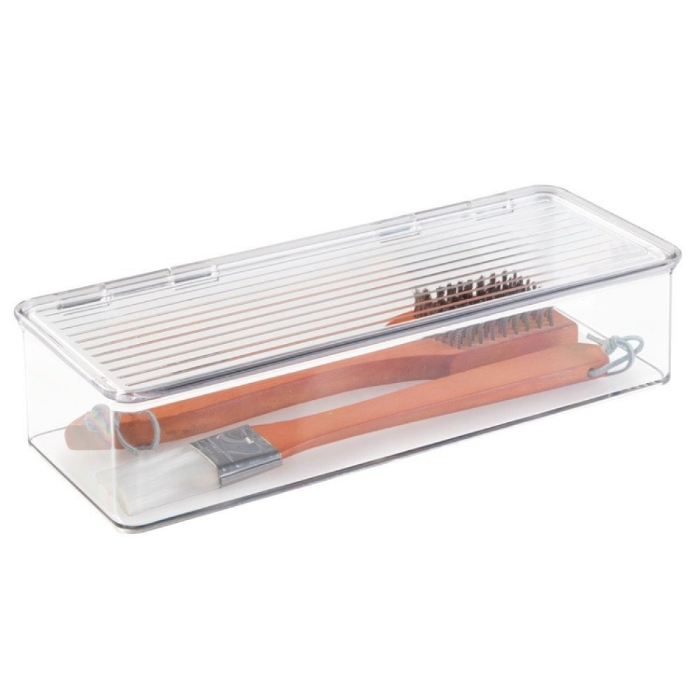 Oppbevaringsboks med lokk, 34x15x7,7 cm i gruppen Oppbevaring hos SmartaSaker.se (40826)