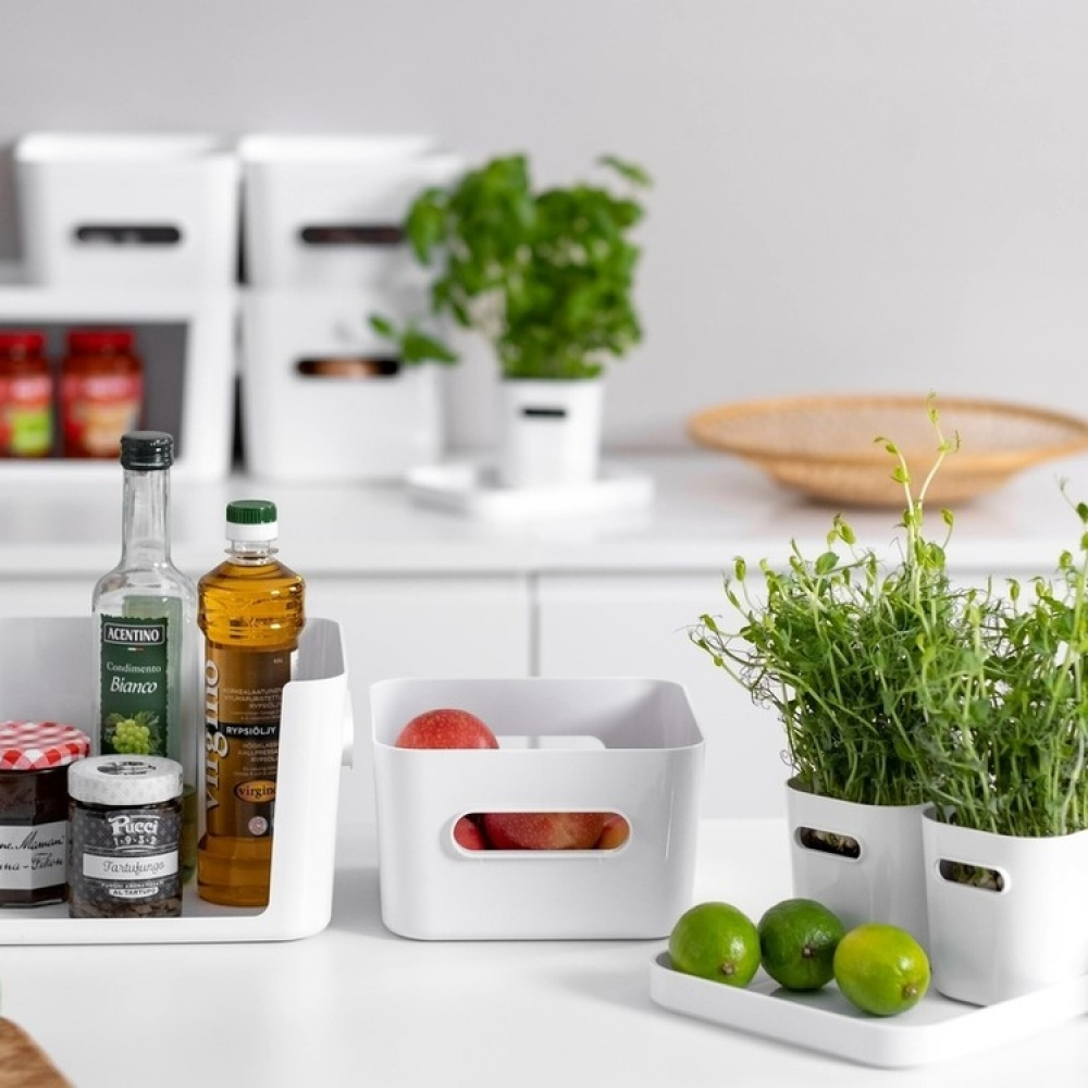 Åpen kvadratisk oppbevaringsboks 3,6 L, SmartStore i gruppen Oppbevaring hos SmartaSaker.se (40855)