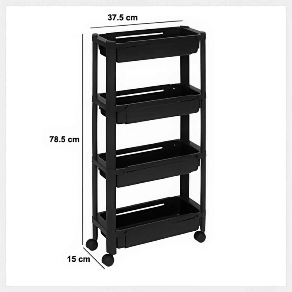 Uttrekkbar oppbevaringsvogn, 37,5–60 cm i gruppen Oppbevaring hos SmartaSaker.se (40887)