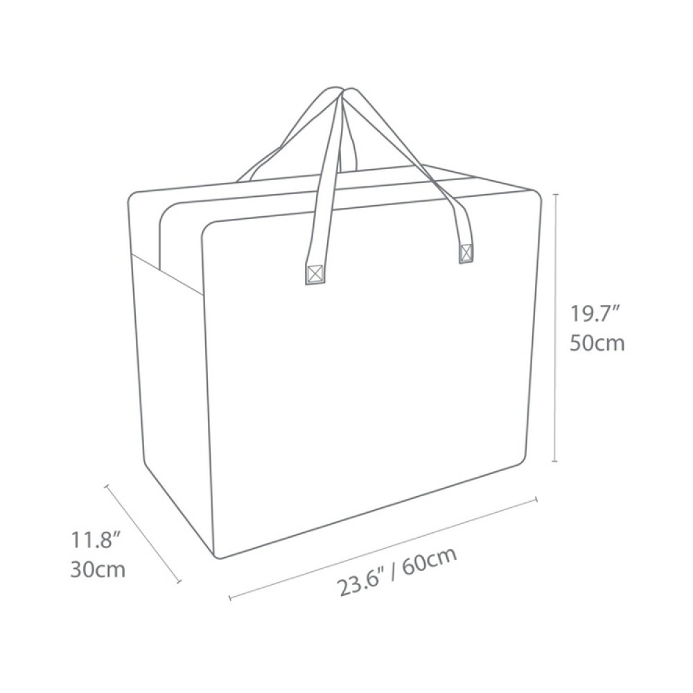 Oppbevaringsbag 90L, Bigso, Beige i gruppen Oppbevaring hos SmartaSaker.se (40895)
