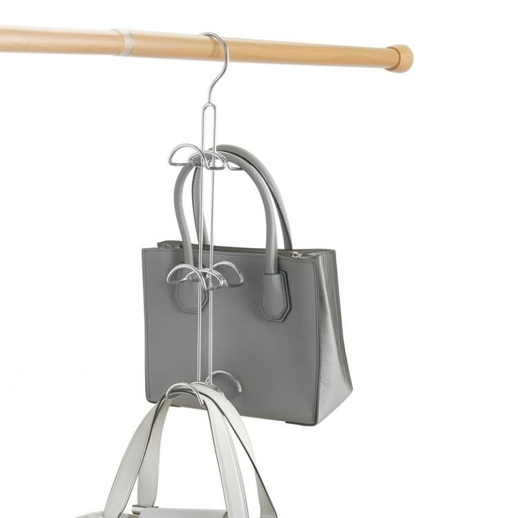 Henger for vesker 6 kroker i gruppen Oppbevaring / Garderoboppbevaring hos SmartaSaker.se (40957)