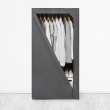 Fleksibel garderobe i stoff