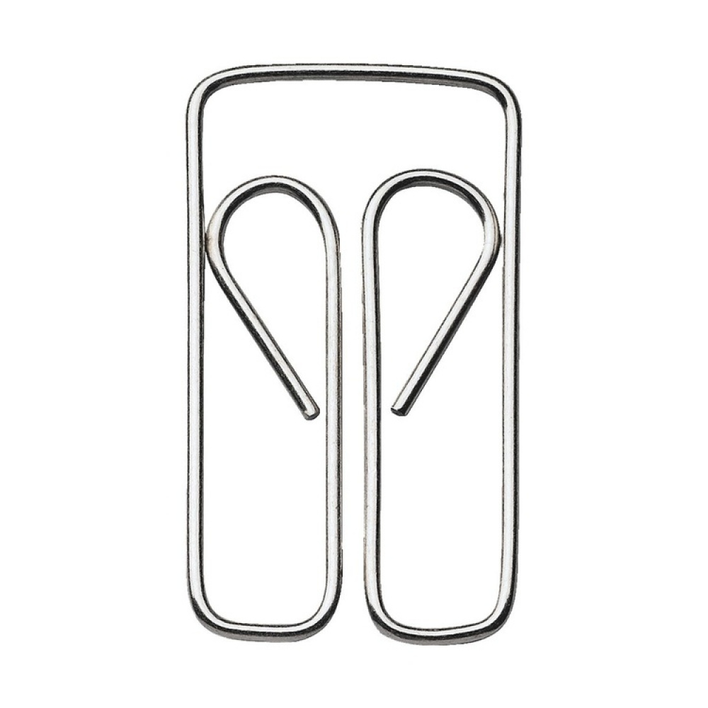 Binders i metall, 100 stk, OWL, 2,7 cm, Sølv i gruppen Oppbevaring / Kontorrekvisita hos SmartaSaker.se (40996)