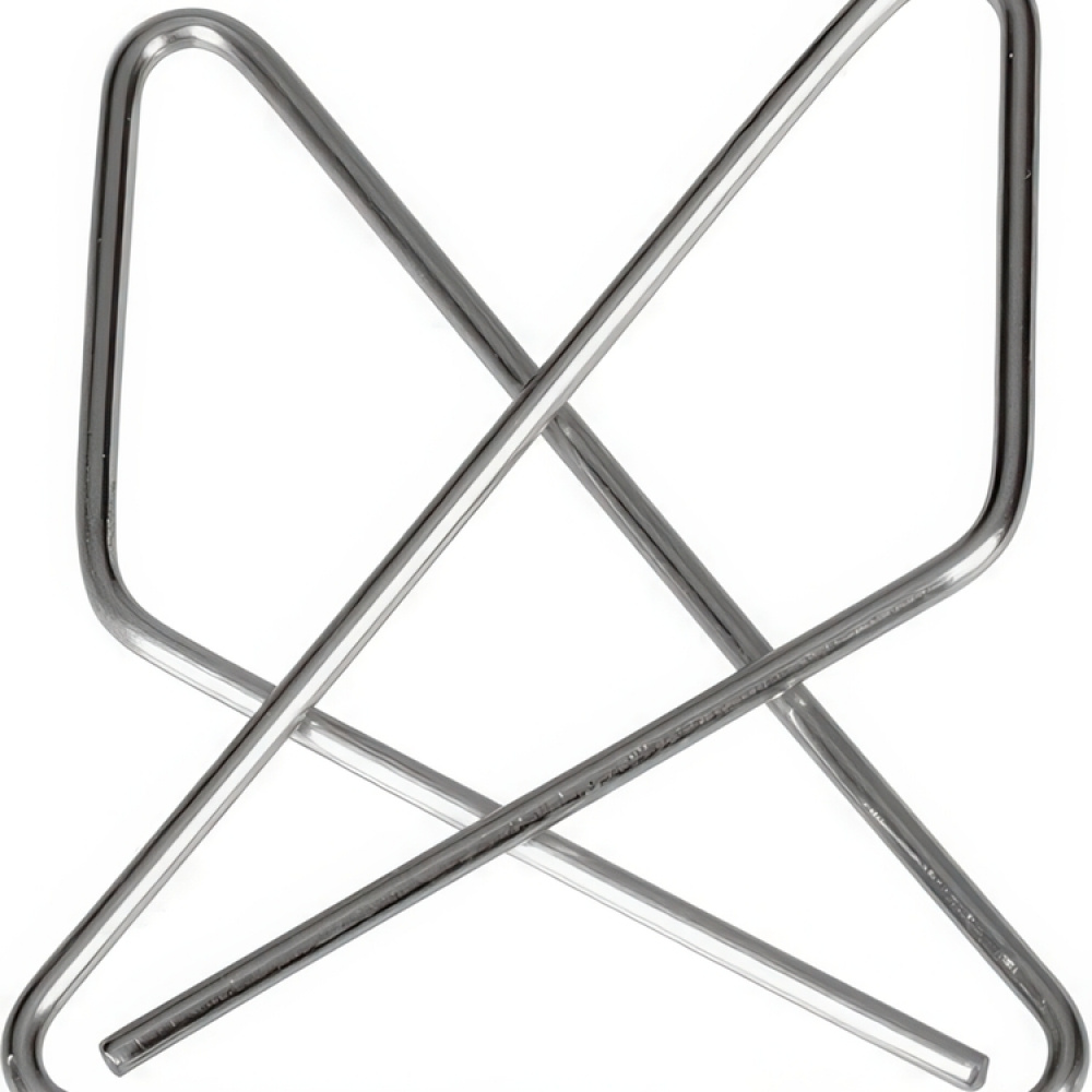 Binders i metall, 50 stk, BUTTERFLY CLIPS XXL, 4,5 x 6 cm, sølv i gruppen Oppbevaring / Kontorrekvisita hos SmartaSaker.se (40998)
