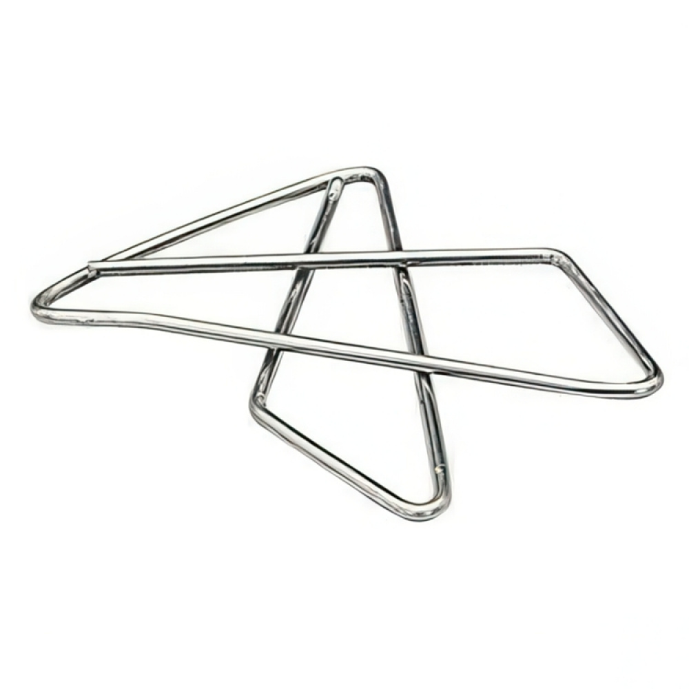 Binders i metall, 50 stk, BUTTERFLY CLIPS XXL, 4,5 x 6 cm, sølv i gruppen Oppbevaring / Kontorrekvisita hos SmartaSaker.se (40998)